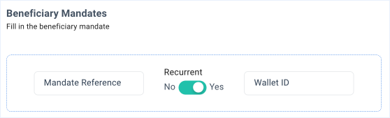 Add beneficiary popup SCT