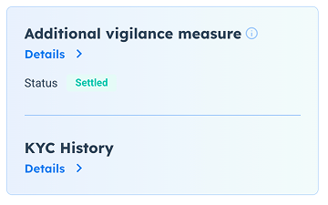 Global KYC Status section
