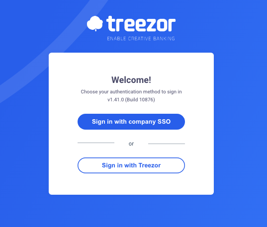 treezor sign in page