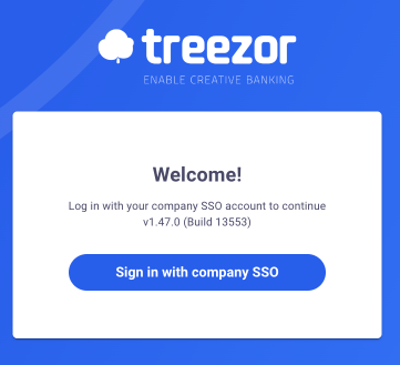 treezor login page