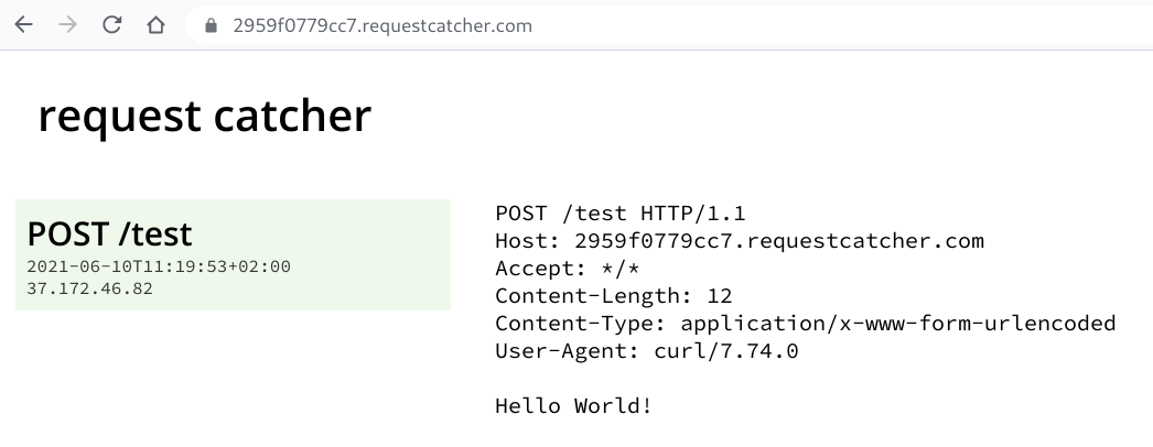 Request Catcher